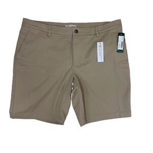 NWT Hawker Rye Mens Sz 38 Khaki Chino Shorts 9" Inseam Tan Casual Stitch Fix NEW
